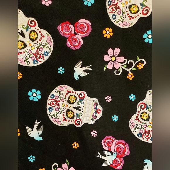 Dia de la Muerte fabric tote bag - Picture 2 of 6